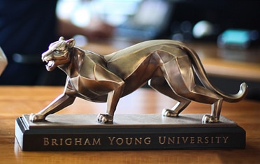 BYU Cougar Sculpture