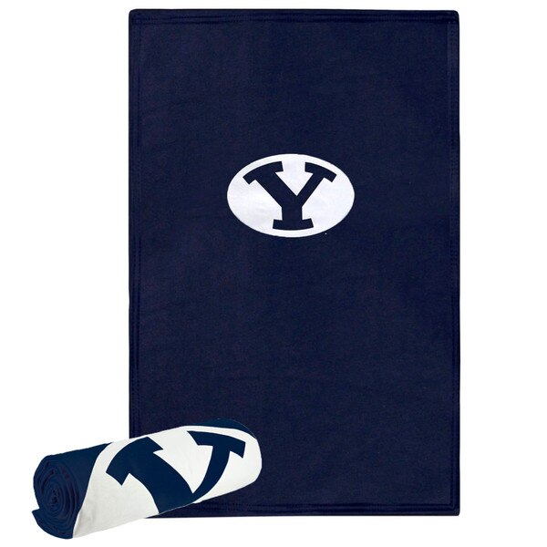 Oval Y BYU Sweatshirt Blanket 54" x 84"