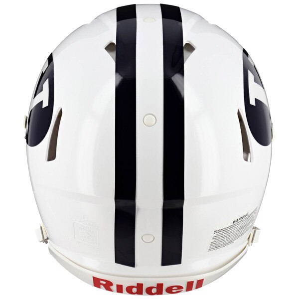 Oval Y Full Size Authentic BYU Speed Football Helmet Riddell