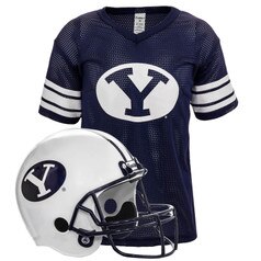 Youth Replica Football Helmet And Jersey Byu Set Franklin
